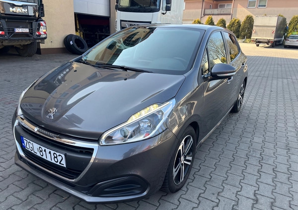 Peugeot 208 cena 32500 przebieg: 124488, rok produkcji 2018 z Goleniów małe 106